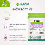 Zinc Citrate 50mg Tablets lindensUK 