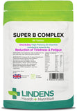 Super Vitamin B Complex Tablets lindensUK 90 