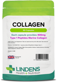 Collagen (Marine) 400mg Capsules lindensUK 90 