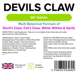 Devils Claw Formula Tablets lindensUK 