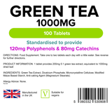 Green Tea 1000mg tablets lindensUK 