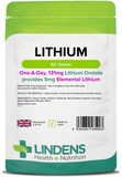 Lithium 5mg Tablets lindensUK 60 