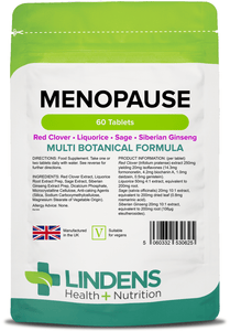 Menopause Formula Tablets lindensUK 60 