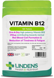 Vitamin B12 250mcg Tablets lindensUK 120 