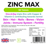 Zinc Max Tablets Immune lindensUK 