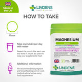 Magnesium Tablets (MgO 500mg) lindensUK 