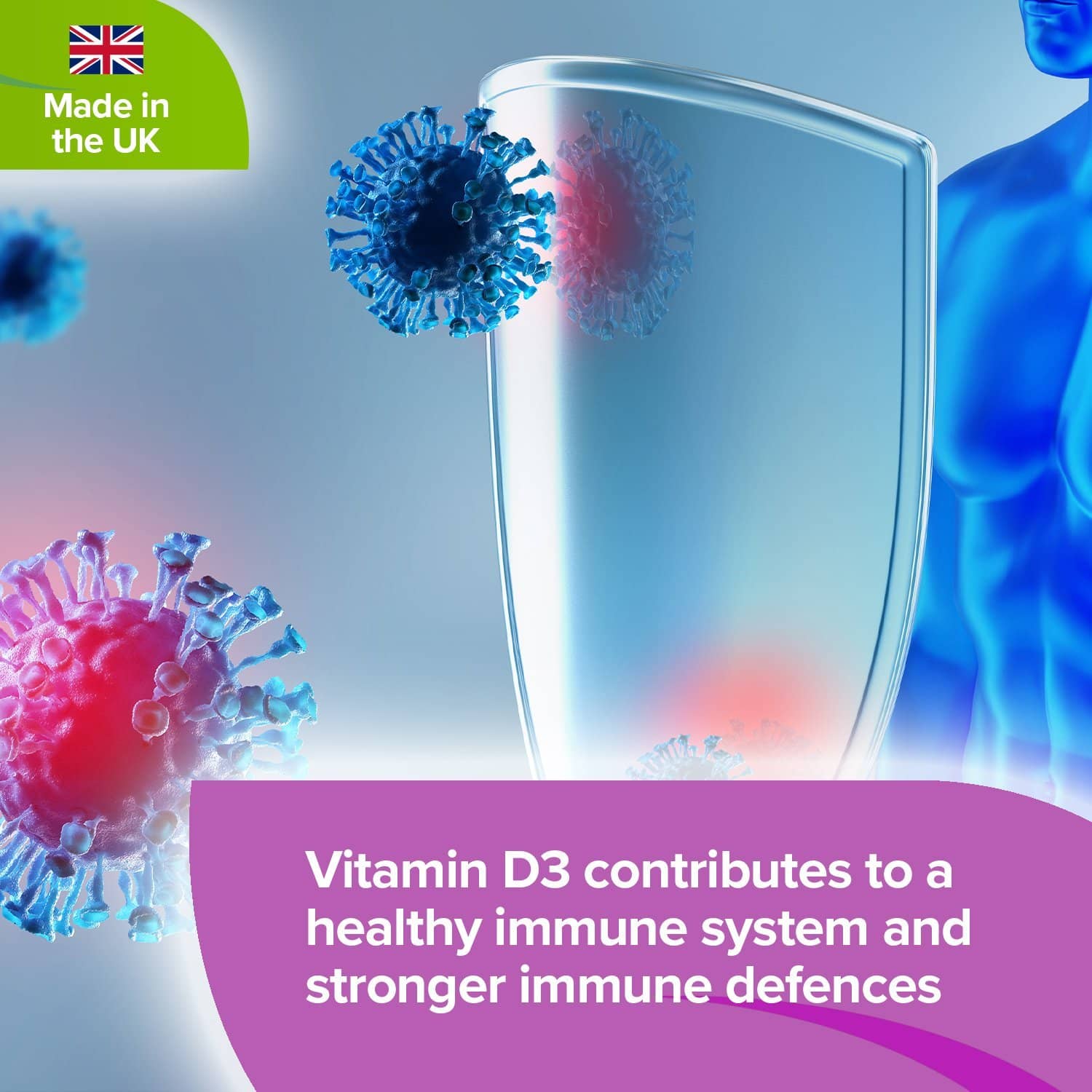 Vitamine D3 Lindens 1000UI - Paquet De 2 X 240 Comprimés, Neuf, Origine Royaume-Uni